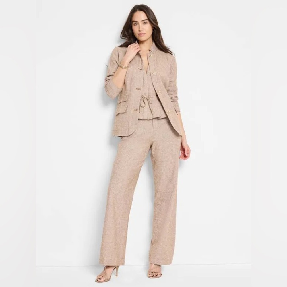 NIC+ZOE Linen Cotton Eliot Wide-leg Pants - Picture 14 of 14